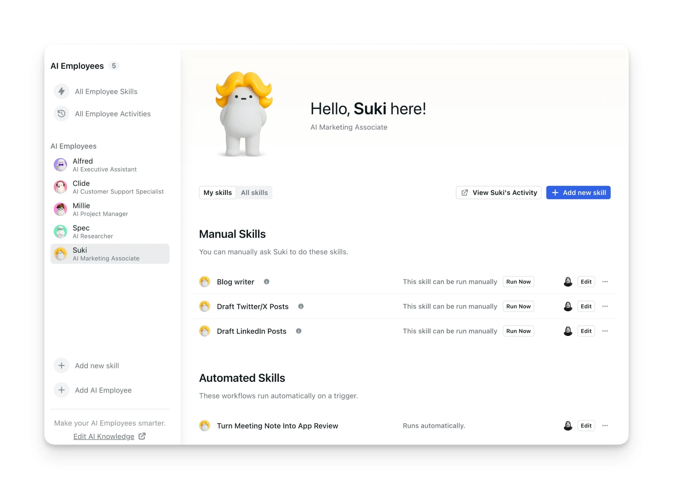 Motion AI Employees