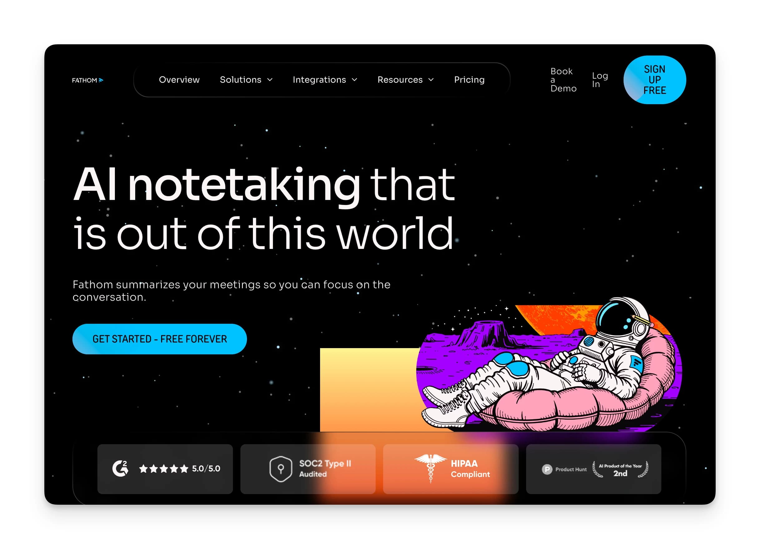 Fathom Homepage
