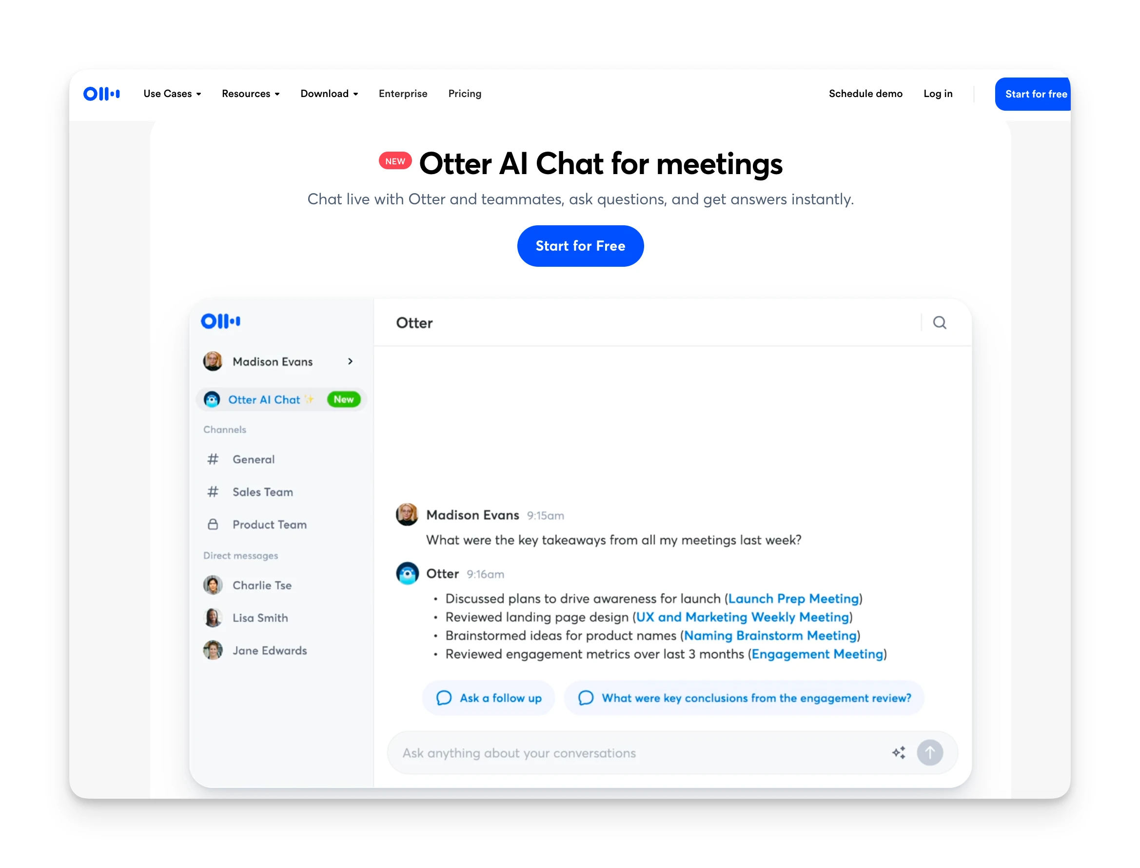 Otter AI Chat