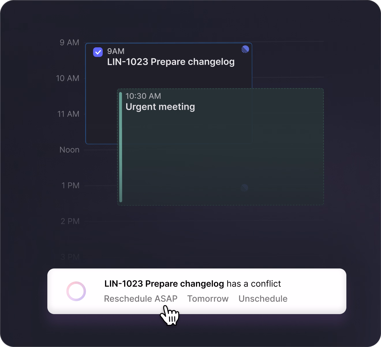 Bring tasks, projects, and calendars together to time block tasks directly into your calendars.